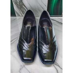 Nickles Women's Size 6 Blitz Black Mid Ankle Boots With 2 3/4" Block Heal .